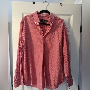 Vineyard Vines Red Gingham Shirt XL